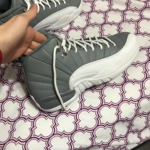 Gray Jordan retro 12